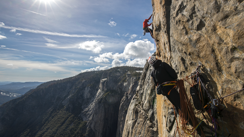 Illustration for article titled In Free Solo, thrilling climb footage fights for time with pat psychologizing